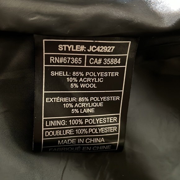 NWOT Women’s Jack by BB Dakota Brown Plaid Coat - Picture 9 of 9